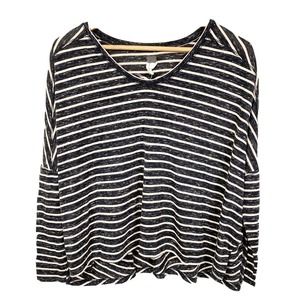 free people we the free stripe draped tunic top